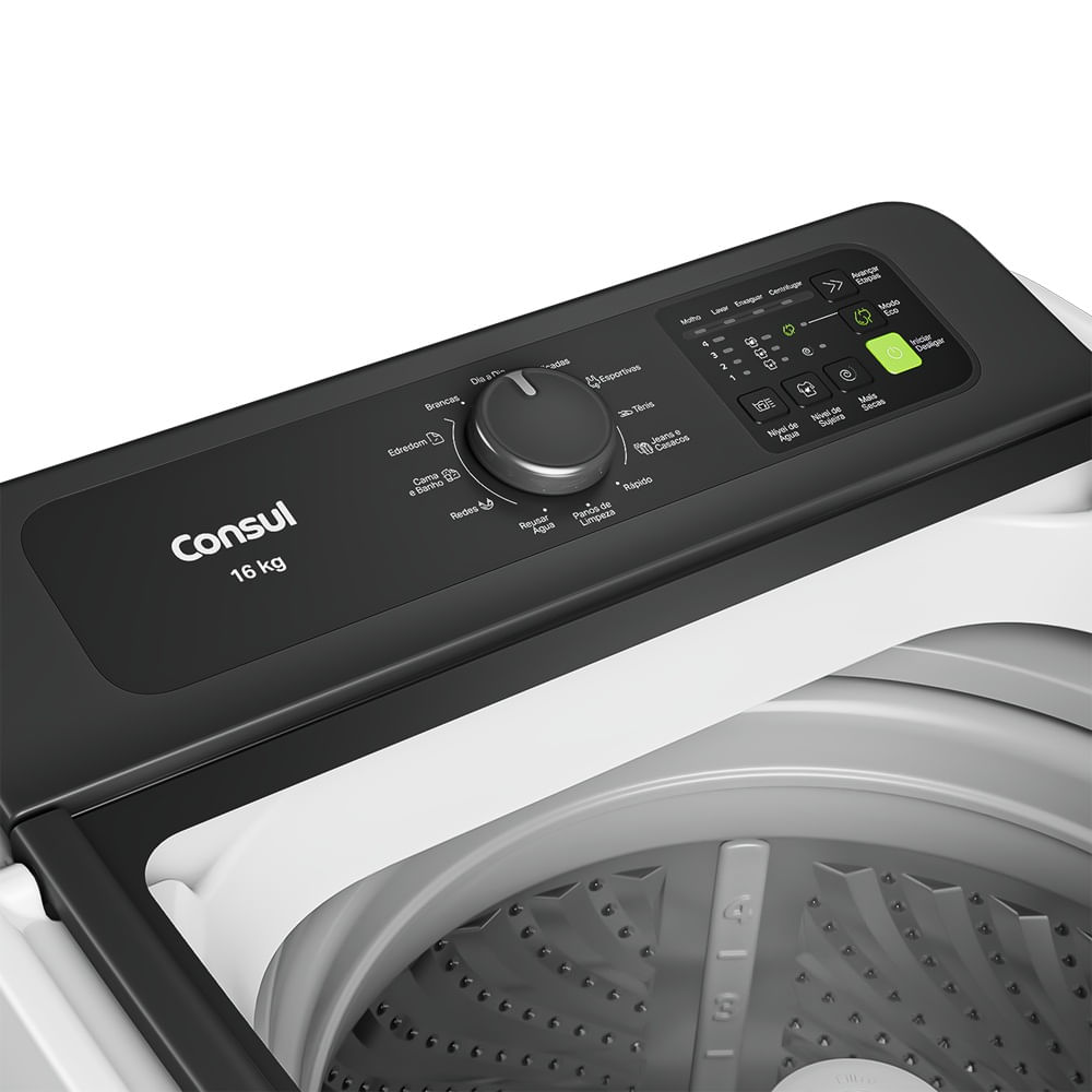 Lavadora de Roupas Consul 16Kg com Modo Eco Branca CWN16AB - 220 Volts